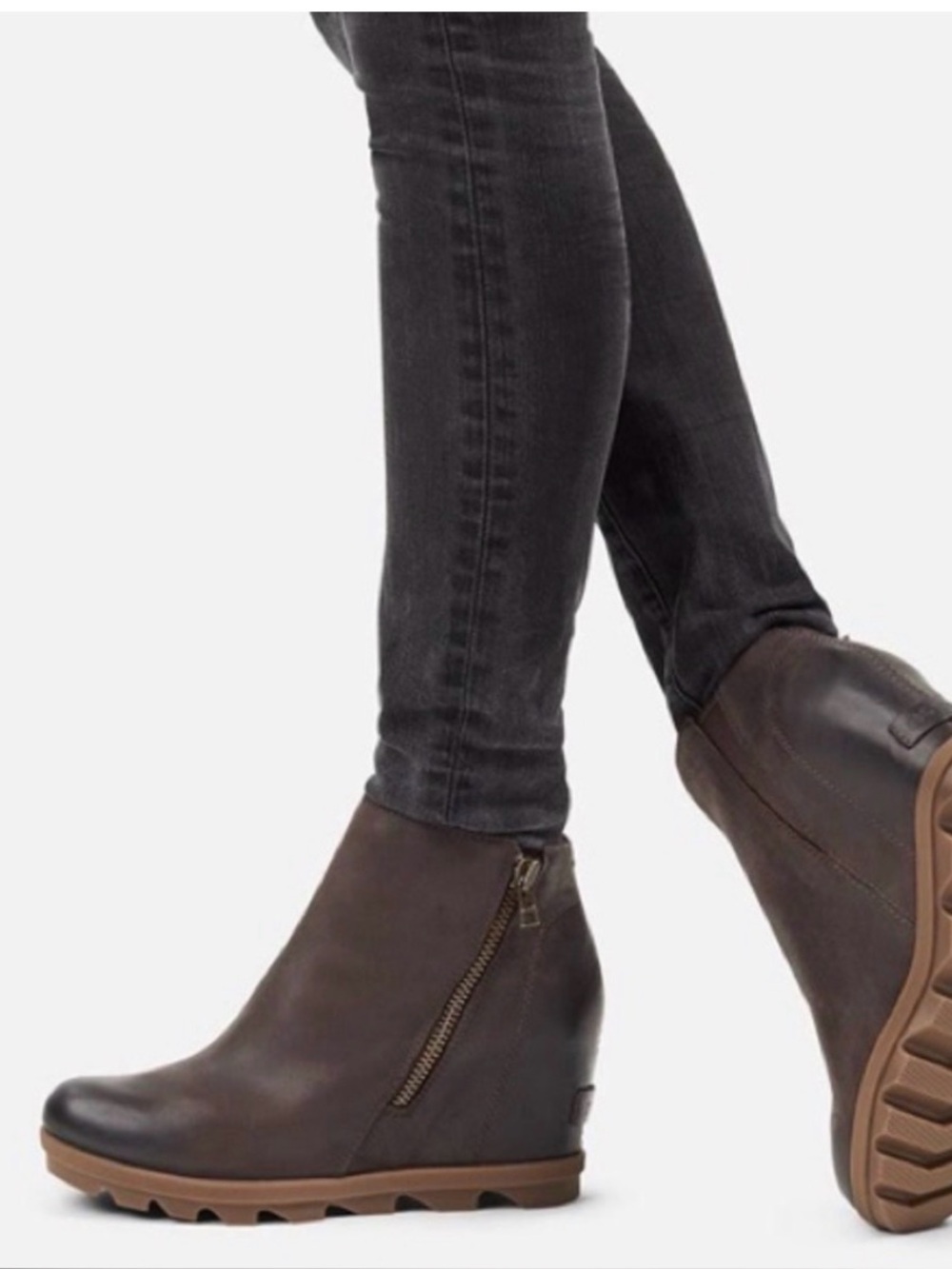 Sorel Joan Of Arctic Wedge II Zip Boots winter snow waterproof leather